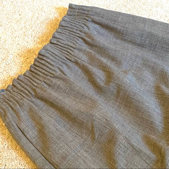 NWT J.Crew gray pull on skirt - Picture 6 of 6